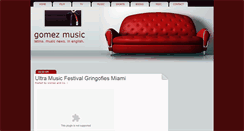 Desktop Screenshot of gomezreportmusic.blogspot.com