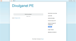 Desktop Screenshot of divulganetpe.blogspot.com