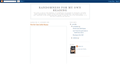 Desktop Screenshot of formyownreading.blogspot.com
