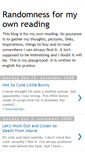 Mobile Screenshot of formyownreading.blogspot.com