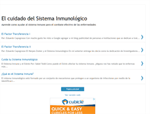 Tablet Screenshot of cuida-tu-sistema-inmunologico.blogspot.com