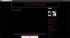 Desktop Screenshot of megha-photography.blogspot.com