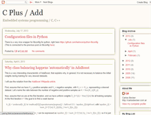 Tablet Screenshot of cplusadd.blogspot.com