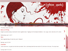 Tablet Screenshot of caffeinesparks.blogspot.com