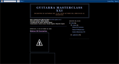 Desktop Screenshot of guitarramasterclass.blogspot.com