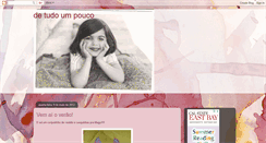 Desktop Screenshot of detudoumpouco-daniela.blogspot.com