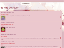 Tablet Screenshot of detudoumpouco-daniela.blogspot.com