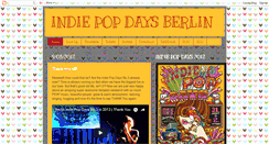 Desktop Screenshot of indiepopdaysberlin.blogspot.com