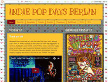 Tablet Screenshot of indiepopdaysberlin.blogspot.com