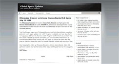 Desktop Screenshot of globalsportsupdate.blogspot.com