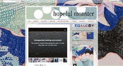 Desktop Screenshot of hopefulmonstermusic.blogspot.com