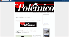 Desktop Screenshot of elpolemico.blogspot.com