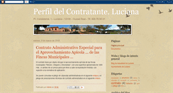 Desktop Screenshot of perfilcontratanteluciana.blogspot.com