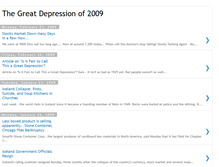 Tablet Screenshot of greatdepressionof2009.blogspot.com