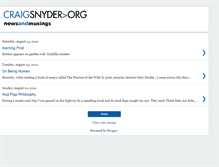 Tablet Screenshot of craigsnyder.blogspot.com