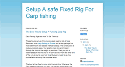 Desktop Screenshot of carpfishinginfrance382.blogspot.com