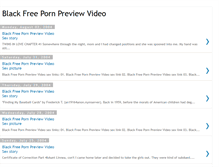 Tablet Screenshot of black-free-porn-preview-video.blogspot.com