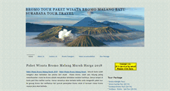 Desktop Screenshot of bromo-tours.blogspot.com