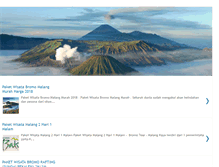 Tablet Screenshot of bromo-tours.blogspot.com