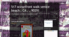 Desktop Screenshot of oceanfrontwalkvenice.blogspot.com