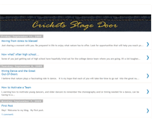 Tablet Screenshot of cricketsdance.blogspot.com