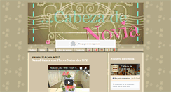 Desktop Screenshot of detodoteolvidascabezadenovia.blogspot.com