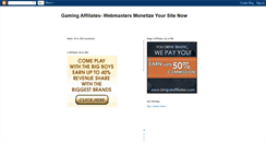 Desktop Screenshot of gamblingaffiliateprogram.blogspot.com