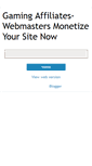 Mobile Screenshot of gamblingaffiliateprogram.blogspot.com