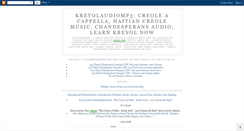 Desktop Screenshot of kreyolaudiomp3.blogspot.com