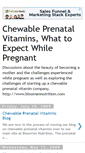 Mobile Screenshot of chewableprenatalvitamin.blogspot.com