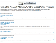 Tablet Screenshot of chewableprenatalvitamin.blogspot.com