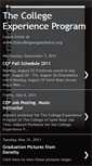 Mobile Screenshot of collegeexperienceprogram.blogspot.com