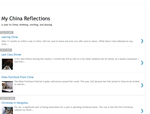 Tablet Screenshot of chinareflections.blogspot.com