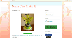 Desktop Screenshot of nanacanmakeit.blogspot.com