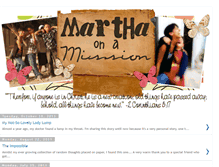 Tablet Screenshot of martitaonamission.blogspot.com