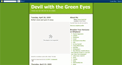 Desktop Screenshot of devilgreeneyes.blogspot.com