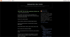 Desktop Screenshot of ensayoenvivo.blogspot.com