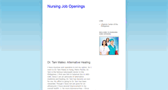 Desktop Screenshot of nursingjobopenings.blogspot.com