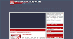 Desktop Screenshot of casadelperuenargentina.blogspot.com