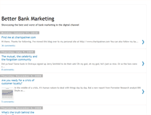 Tablet Screenshot of bankmarketer.blogspot.com