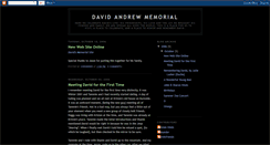 Desktop Screenshot of davidsmemorial.blogspot.com