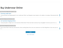 Tablet Screenshot of buyunderwearonline.blogspot.com
