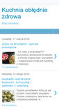 Mobile Screenshot of kuchniaobledniezdrowa.blogspot.com