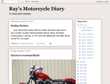 Tablet Screenshot of amotorcyclediary.blogspot.com