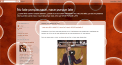 Desktop Screenshot of naceporquelate.blogspot.com