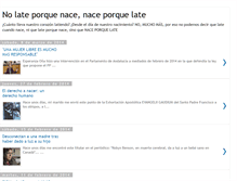 Tablet Screenshot of naceporquelate.blogspot.com