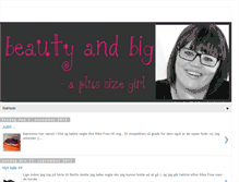 Tablet Screenshot of beautyandbig.blogspot.com