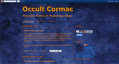 Desktop Screenshot of occultcormac.blogspot.com
