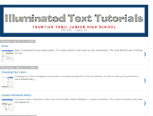 Tablet Screenshot of illuminatedtext.blogspot.com