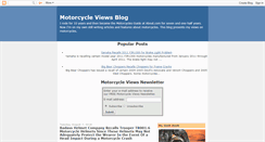 Desktop Screenshot of motorcycleviews.blogspot.com